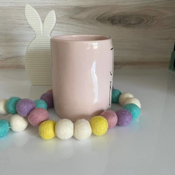 Rae Dunn Pink JELLEY BEANS Easter Mug - Picture 6 of 8
